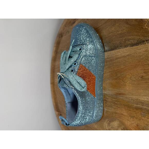 NWB OPENING CEREMONY La Cienega Glitter Lace Up Platform Sneakers Size 5 - Picture 9 of 13